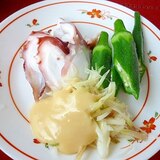 タコと夏野菜の冷製サラダ